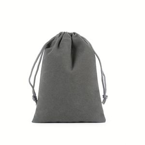 Pochettes à bijoux en velours multicolores personnalisées, design tendance avec cordon de serrage, pour emballage de pierres précieuses et montres, recyclables, 5*7CM, pour les fêtes - Product Image 1