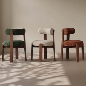 Chaises de salle à manger en bois massif, style nordique, design simple et moderne, luxe léger, avec dossier, pour la maison, <span class=keywords><strong>le</strong></span> bureau, <span class=keywords><strong>le</strong></span> restaurant - Product Image 4