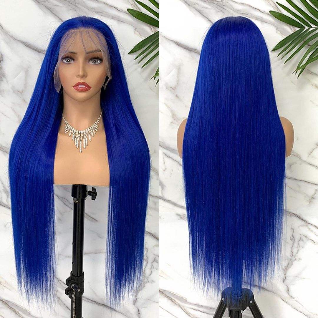 สีน้ำเงินตรง