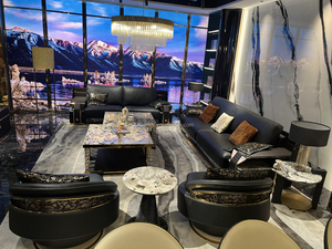 2024 lujo cuero moderno seccional diseñador sofás completos conjuntos de sofás Live sofá muebles sala de estar sofás conjuntos - Product Image 4