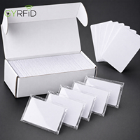 Auf Lager NFC215 Chip PVC Weiße Blanko-Karte CR80 13,56MHz Bedruckbare RFID NFC Smart Card