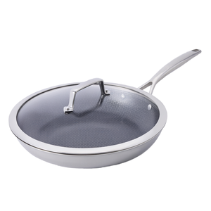 Juego <span class=keywords><strong>de</strong></span> Sartenes <span class=keywords><strong>de</strong></span> Acero Inoxidable SS304 Directo <span class=keywords><strong>de</strong></span> Fábrica <span class=keywords><strong>con</strong></span> Revestimiento Antiadherente para Cocina, Restaurante y Hogar, Venta al Por Mayor - Product Image 1