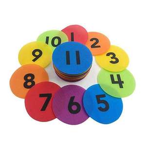 Marqueurs de tapis en polyester personnalisés avec bande auto-agrippante pour les lieux de présence des enseignants, des enfants, des élèves et les vêtements - Product Image 4