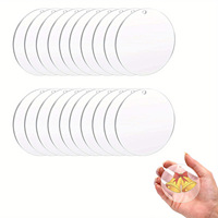 Traitement de la découpe laser de plaque ronde acrylique haute transparence de la plaque en plastique plexiglas