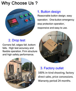 Machine d'essai d'impact de chute pour boîtes en <span class=keywords><strong>carton</strong></span> à aile unique ISTA ISO 2248 JIS Z0202 ASTM D5276 DIN EN 22248, équipement d'essai de chute d'emballages - Product Image 5