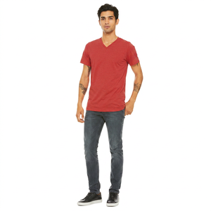 Camiseta Personalizada con Diseño de Cuello en V y Manga Corta para Hombre, Camiseta Gráfica Informal para Hombre - Product Image 1