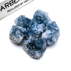 Vente en gros de cristaux naturels de celestine bleue, pierres précieuses, grappes de cristaux de guérison, celestine brute pour <span class=keywords><strong>la</strong></span> décoration de <span class=keywords><strong>la</strong></span> maison - Product Image 2