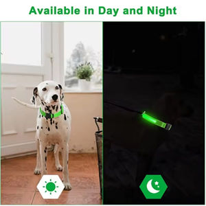 Collier électronique pour chien LED, réglable, clignotant, rechargeable, colliers réfléchissants LED pour chiens, produits anti-perte pour chiens de nuit - Product Image 3