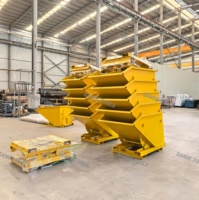 Conteneur à déchets en acier pour chariot élévateur, personnalisable, vente chaude, SANDE Factory
