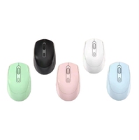 Souris de jeu ergonomique sans fil 2,4 GHz avec rétroéclairage LED, design silencieux et nano-récepteur USB pour ordinateur portable G03