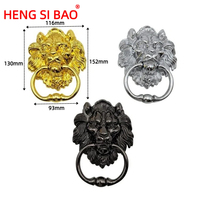 Poignées en alliage de zinc en forme de tête de lion, vente en gros d'usine, idéales pour décorer les dossiers de chaises de salle à manger et autres meubles