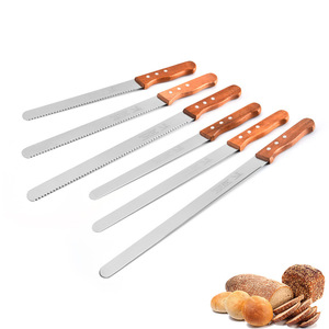 <span class=keywords><strong>Couteau</strong></span> à lame dentelée de 8'', 10'', 12'', 14'', pour trancher le <span class=keywords><strong>pain</strong></span> et les gâteaux, <span class=keywords><strong>couteau</strong></span> à gâteau de mariage pour trancher les pains et les gâteaux - Product Image 2