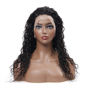 Tóc Giả Tự Nhiên Ren Phía Trước Bán Chạy Với <span class=keywords><strong>Bangs</strong></span> Cho Phụ Nữ Da Đen, Đen Hỗn Hợp Màu Nâu Gợn Sóng Xoăn Tóc Giả Tóc Người. - Product Image 3