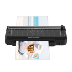(Meksika Deposu) Yüksek Kaliteli Laminasyon Makinesi Sıcak Pres A4 Laminasyon Makinesi Kağıt Kesici ve Köşe Kesici ile - Product Image 1