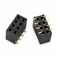 Connecteur femelle IDC 2x4 et FC-14P 14 broches, pas de 2,54 mm et 1,0 mm, montage traversant à angle droit sur circuit imprimé