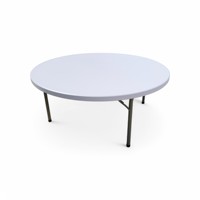 Sunzo Restaurant Hochzeit Veranstaltung runder Esstisch Bankett Klapptisch HDPE Kunststoff-Tische