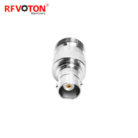 Factory Price Adaptor n Female Jack Hembra Straight to Bnc Female Connector Rf Coaxial (rf) Coax Coaxial Adapter in Stock ROHS
