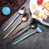 Cuillère élégante de qualité supérieure en acier inoxydable 304 pour banquets, hôtels, fournitures professionnelles commerciales HoReCa