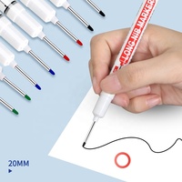 Marqueurs à pointe longue pour trous profonds, vente en gros, pour perforation de métal, stylo imperméable, décoration de salle de bain, travail du bois, multi-usages