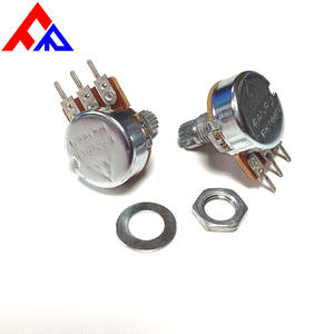 <span class=keywords><strong>Potenziometro</strong></span> Rotativo WH148 a 3 Pin con Albero Piatto in Metallo, Diametro Esterno 15mm, 1K-100K, Tolleranza 30% per <span class=keywords><strong>Elettronica</strong></span> - Product Image 3