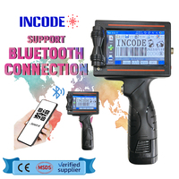 Imprimante Jet d'Encre Portable INCODE Mini TIJ 12,7 mm pour Marquage de Boîtes, Date de Péremption, Alimentée 7,4 V