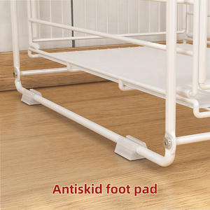 Cuisine salle de bain sous évier <span class=keywords><strong>armoire</strong></span> 2 niveaux pliable tiroir coulissant organisateur caddie étagère supports de rangement - Product Image 3