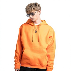 เสื้อฮู้ดผ้าฟลีซสีฟ้าอ่อนแบบยูนิเซ็กซ์ ทรงปกติ สีพื้น ผ้าฝ้ายถัก ระบายอากาศได้ดี มีกระเป๋า เหมาะสำหรับใส่ในฤดูหนาว - Product Image 4