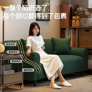 Italian Style Simple <b>Sofa</b> L Shaped Convertible Foam Filling For <b>Small</b> Living Rooms Guesthouses Rental Apartments - Product Image 4
