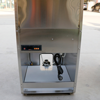 Évier portable en acier inoxydable à cuve unique avec robinet, réservoir d'eau chaude, lavabo extérieur pour le lavage des mains