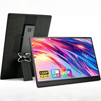 Écran d'extension pour ordinateur portable N3 16 pouces 1200P IPS Moniteur portable USB-C Type Ultra-fin Voyage Grand écran externe