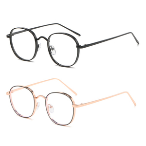 Gafas fotocromáticas <span class=keywords><strong>para</strong></span> hombre mujer unisex oro plata metal redondo hombres lunettes anti reflejo photogray mujer 2023 <span class=keywords><strong>lentes</strong></span> <span class=keywords><strong>de</strong></span> corte azul - Product Image 4