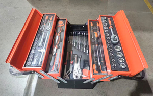 Juego de Herramientas Manuales Profesionales para Reparación de Automóviles, 85 Piezas, en Caja de Hierro, para Uso Industrial y Personal - Product Image 2