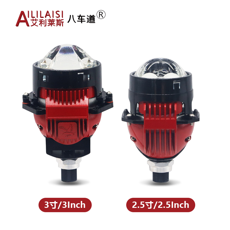 3,0 pulgadas Bi LED proyector Headligh blanco