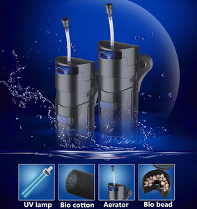<span class=keywords><strong>Lampe</strong></span> <span class=keywords><strong>UV</strong></span> pour aquarium <span class=keywords><strong>SUNSUN</strong></span> CUP-803/805 avec filtre intégré et ajout d'oxygène - Product Image 4