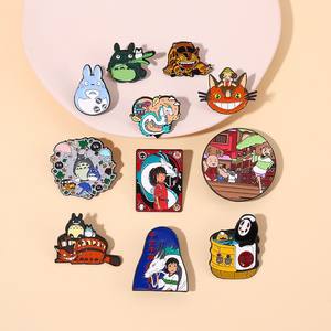 Mixte Miyazaki Hayao Anime <span class=keywords><strong>Totoro</strong></span> No Face Man Spirited Away <span class=keywords><strong>Studio</strong></span> Ghibli Pin - Product Image 1