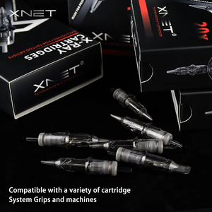 Xnet Cộng Với 2400MAh Không Dây Hình Xăm Máy Bút Đầy Đủ Kit Set Với Thêm 2.5/3.5/4.5Mm Đột Quỵ Cam 40Pcs Hỗn Hợp Hình Xăm Hộp Mực - Product Image 5