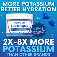 Mélange de Boisson Électrolytique Sans Sucre OEM/ODM, Nutrition Sportive, Complément Alimentaire Direct, Poudre de Boisson Électrolytique