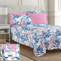 12 motifs dans un carton Ensemble de draps en microfibre léger de 6 pièces pour de nombreux motifs floraux