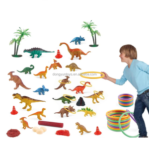 Kinder Dinosaurus Speelgoed <span class=keywords><strong>Dino</strong></span> Figure <span class=keywords><strong>Set</strong></span> Spelen Mat Ring En Toss Ferrule Spel Puzzel Speelgoed Plastic 70X80Cm - Product Image 5