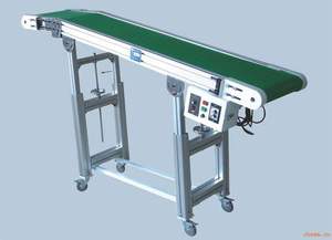 Endüstriyel taşınabilir elektrikli Motor küçük Pvc kauçuk bant konveyör sistemi - Product Image 5