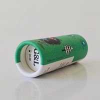 Conteneurs de bâton de déodorant de push up de carton d'emballage biodégradable de conception de marque Tube de papier de baume à lèvres de Kraft blanc noir brun
