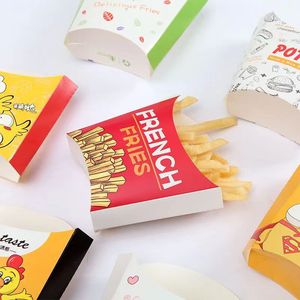Boîte à poulet frit pour <span class=keywords><strong>petite</strong></span> entreprise personnalisée, biodégradable, écologique, vintage, pliable, en carton ivoire - Product Image 3
