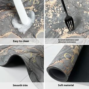 Легкий роскошный Противоскользящий Быстросохнущий коврик для ног мягкий влагопоглощающий коврик для входной двери для ванной дома - Product Image 4