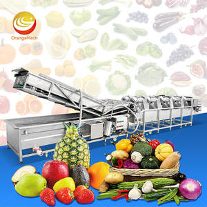 Ligne de lavage et de séchage de salades ORME, machine de traitement des patates douces, ligne de lavage des fruits et légumes - Product Image 1