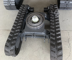 Assemblage de voie plate châssis à chenilles en caoutchouc châssis à chenilles bricolage véhicule à chenilles - Product Image 4