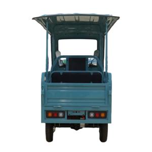 Venta caliente de pasajeros eléctricos con cabina a prueba de lluvia <span class=keywords><strong>Piaggio</strong></span> Ape Cargo eléctrico triciclo techo - Product Image 5