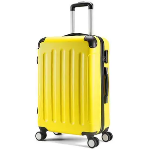 Meilleure vente bagages ABS sacs de voyage à la mode sacs de valise à roulettes légers valise rigide personnalisée