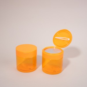 Envase Personalizado para Productos de Cuidado de la Piel de 200-250 ml, Latas para Lociones y Cremas, Frascos de Plástico Transparente con Tapa Abatible para Píldoras - Product Image 1