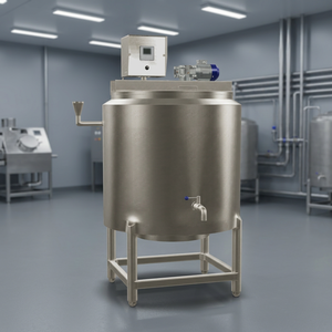 Pasteurisateur de crème glacée de 600 litres |   Cuve de pasteurisation industrielle pour mélange de crème glacée |   Machine de pasteurisation automatique de produits laitiers - Product Image 2