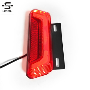 HOSH Bicycle Rear <b>Light</b> LED Waterproof <b>Flash</b> Electric Bike Tail <b>Light</b> Plastic Material - Product Image 4